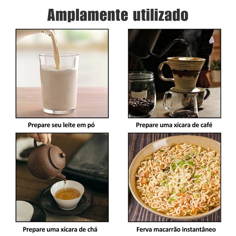 Caneca Automotiva Aquecedora MugMate – 500ml, Aço Inox, Vedação Antivazamento