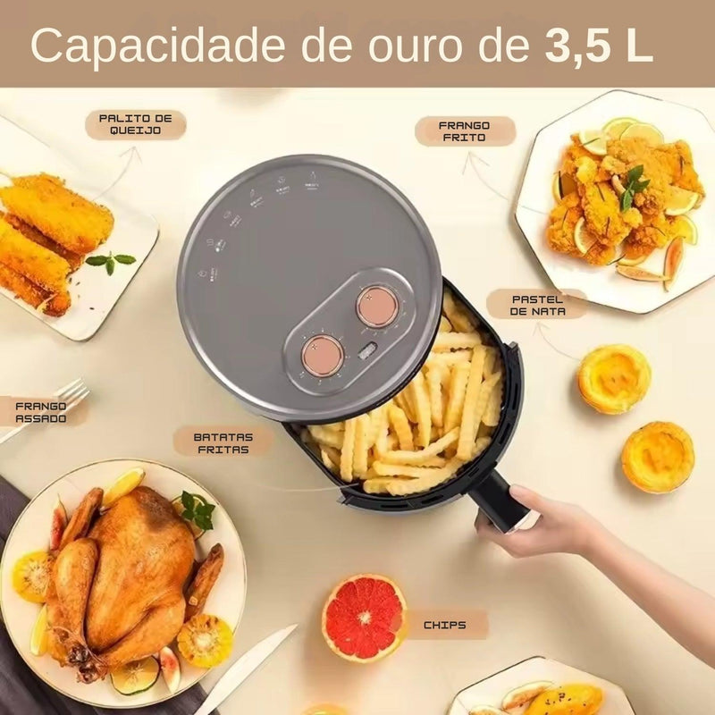 Airfryer Simplus - Fritadeira Elétrica Sem Óleo 3,5L com 6 Funções Predefinidas