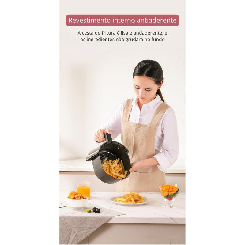 Airfryer Simplus - Fritadeira Elétrica Sem Óleo 3,5L com 6 Funções Predefinidas