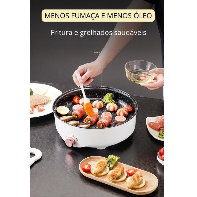 Panela Elétrica ChefMate – Antiaderente, com 2 Níveis de Potência e Proteção Contra Superaquecimento