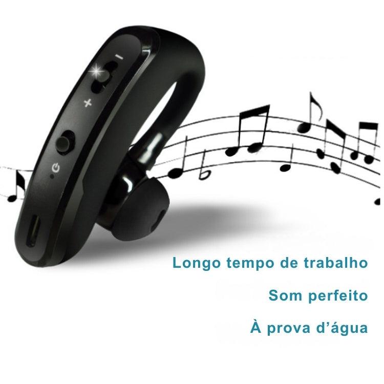 Fone de Ouvido Bluetooth 5.0 VAORLO - Cancelamento de Ruído, Microfone Integrado, Conexão com 2 Dispositivos, Resistente à Água e Ideal para Esportes e Chamadas