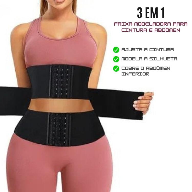 Cinta Modeladora Feminina SlimShape – Barriga Chapada e Cintura Definida