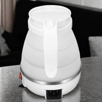 Chaleira Elétrica Dobrável FlexiKettle - 600ml, Garrafa de Silicone, Compacta para Viagens e Uso Doméstico