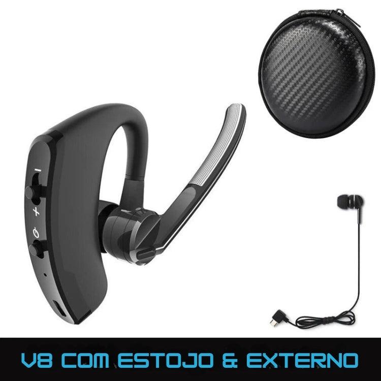 Fone de Ouvido Bluetooth 5.0 VAORLO - Cancelamento de Ruído, Microfone Integrado, Conexão com 2 Dispositivos, Resistente à Água e Ideal para Esportes e Chamadas