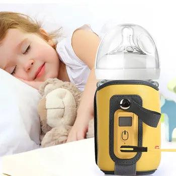 Porta Mamadeira Aquecedor USB WarmHug – Aquecimento Rápido, Design Ajustável e 5 Níveis de Temperatura Personalizados