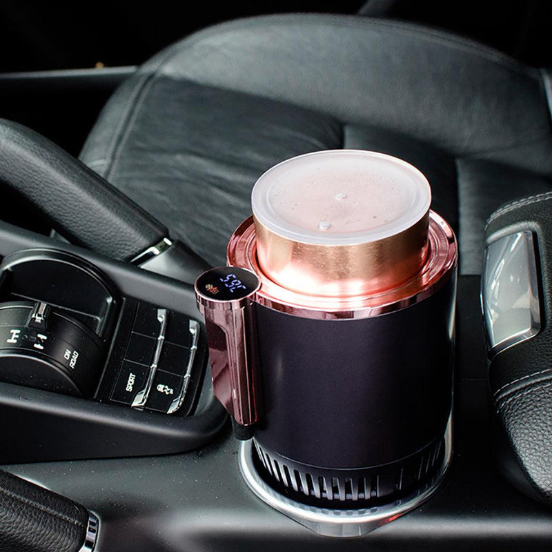 Porta-Copos Automotivo Aquece/Gela DualPro – Esquenta e Refrigera Bebidas no Carro com Controle Touch