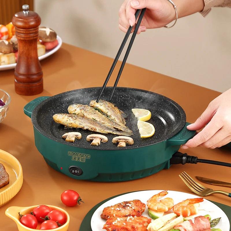 Panela Elétrica ChefMate – Antiaderente, com 2 Níveis de Potência e Proteção Contra Superaquecimento
