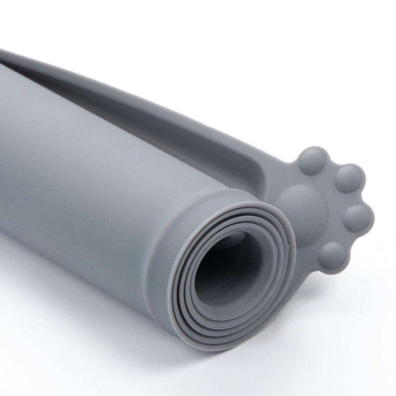 Tapete de Alimentação para Pets em Silicone – Impermeável, Antiderrapante e com Borda Elevada
