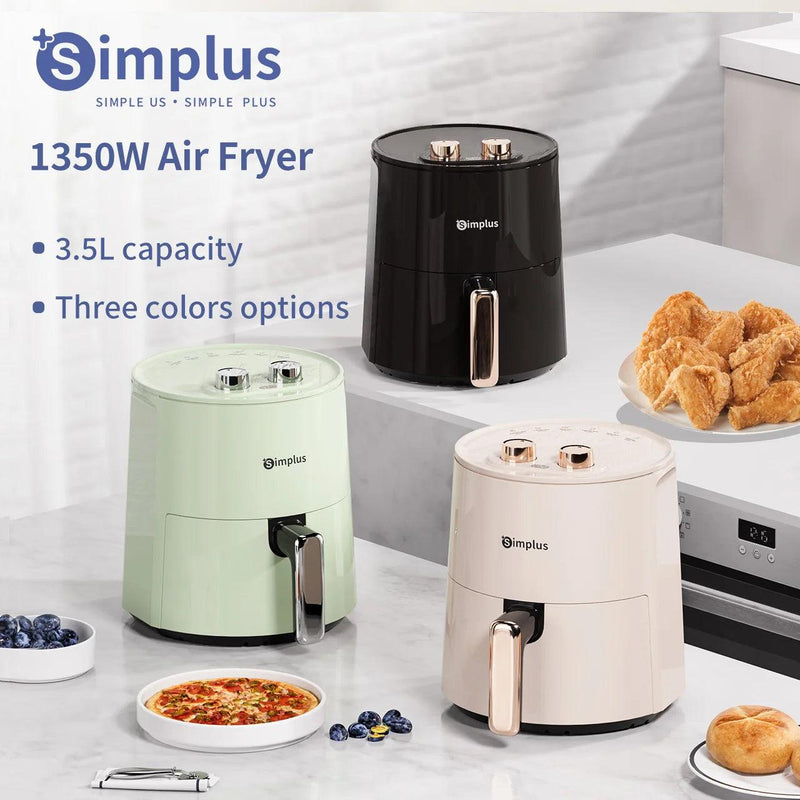 Airfryer Simplus - Fritadeira Elétrica Sem Óleo 3,5L com 6 Funções Predefinidas