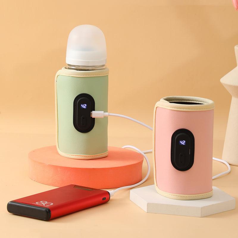 Capa Térmica USB para Mamadeira BabySnug – Aquecedor Portátil, Ajustável, com Display Digital e Temperatura Controlada para Bebês