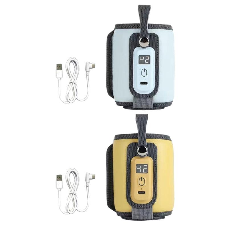 Porta Mamadeira Aquecedor USB WarmHug – Aquecimento Rápido, Design Ajustável e 5 Níveis de Temperatura Personalizados