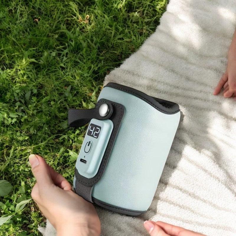 Porta Mamadeira Aquecedor USB WarmHug – Aquecimento Rápido, Design Ajustável e 5 Níveis de Temperatura Personalizados