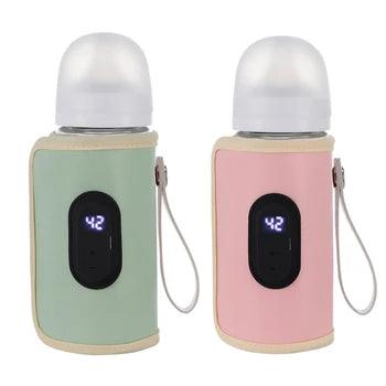 Capa Térmica USB para Mamadeira BabySnug – Aquecedor Portátil, Ajustável, com Display Digital e Temperatura Controlada para Bebês